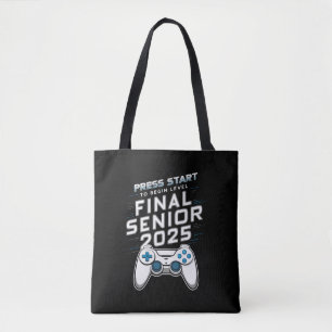 Senior 2025 Class of 2025 Gamer Video Games Tote Bag