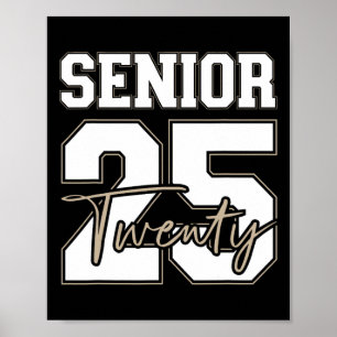 Senior 2025 College High School Graduation Cl Of  Poster