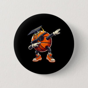 Senior 2025 Dabbing Basketball Ball Cl Of 2025 Gra 6 Cm Round Badge