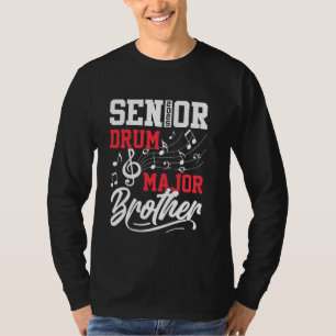 Senior 2025 Drum Major Brother Proud Brother Match T-Shirt
