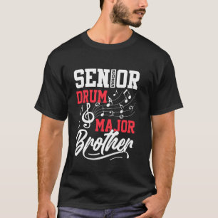 Senior 2025 Drum Major Brother Proud Brother Match T-Shirt