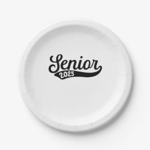 Senior 2025 Graduation Last Day of School  Paper Plate