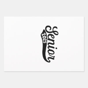 Senior 2025 Graduation Last Day of School  Wrapping Paper Sheet