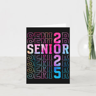 Senior 2025 Graduation Tee  Card