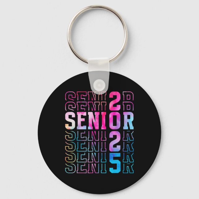 Senior 2025 Graduation Tee  Key Ring (Front)