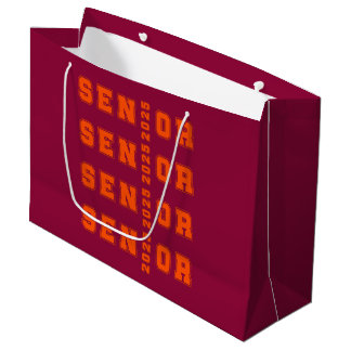 Senior 2025 large gift bag