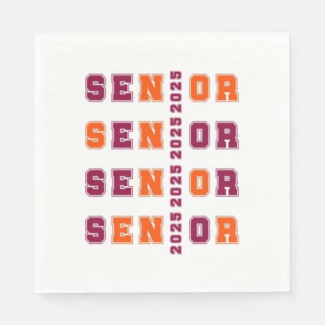 Senior 2025 napkin (Front)