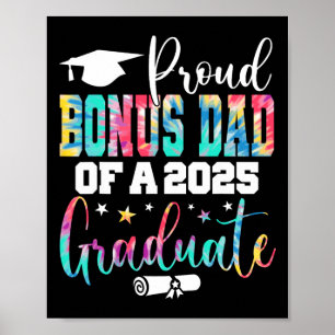 Senior 2025 Proud Bonus-dad Of A Cl Of 2025 Gradua Poster