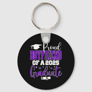 Senior 2025 Proud Boyfriend Of A Cl Of 2025 Gradua Key Ring