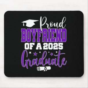 Senior 2025 Proud Boyfriend Of A Cl Of 2025 Gradua Mouse Mat