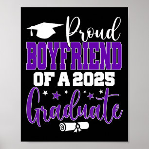 Senior 2025 Proud Boyfriend Of A Cl Of 2025 Gradua Poster