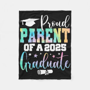 Senior 2025 Proud Parent Of A Cl Of 2025 Graduate Fleece Blanket