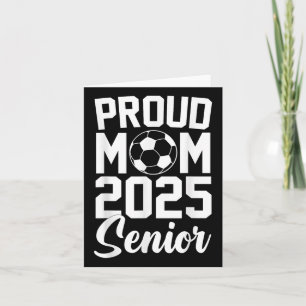 Senior 2025 Soccer Mum High School Graduation Outf Card