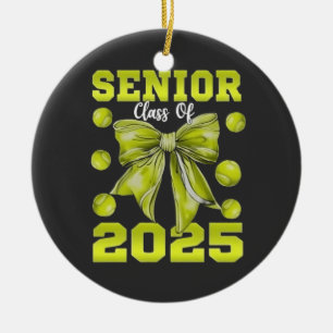 Senior 2025 Softball Graduate Graduate Sport  Ceramic Tree Decoration