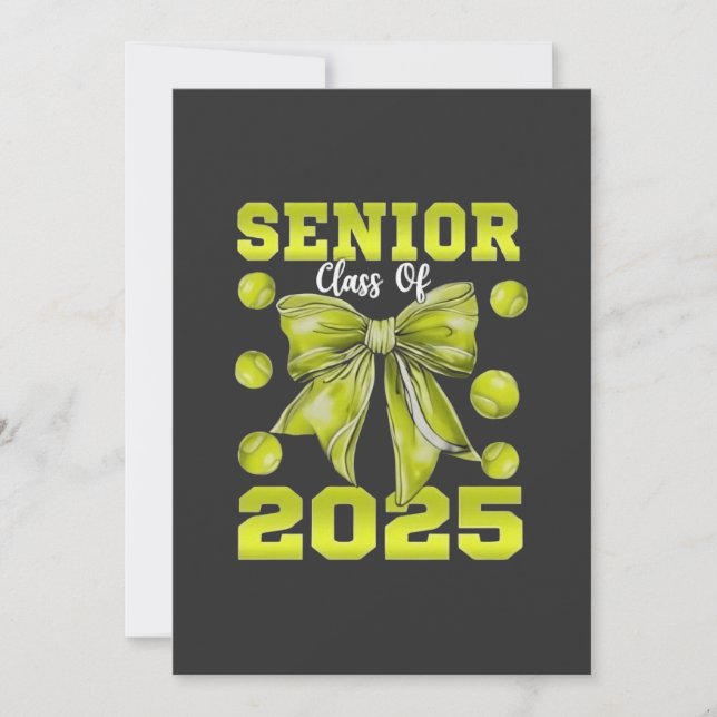 Senior 2025 Softball Graduate Graduate Sport  Save The Date (Front)
