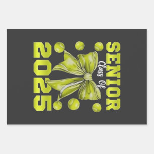 Senior 2025 Softball Graduate Graduate Sport Wrapping Paper Sheet