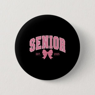 Senior 2025 Sticker 6 Cm Round Badge