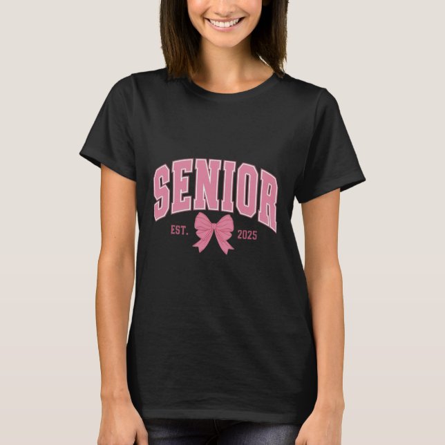 Senior 2025 Sticker  T-Shirt (Front)