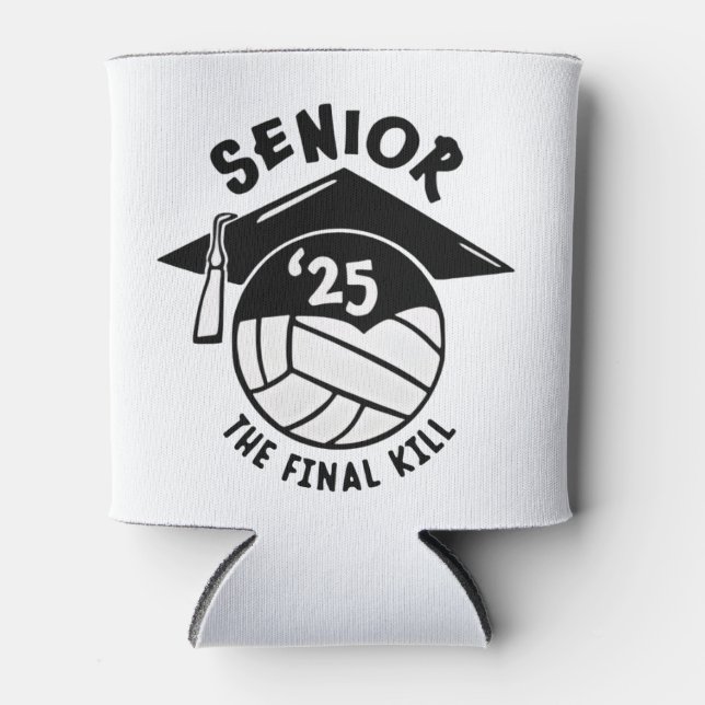 Senior 2025 Volleyball Graduation  Can Cooler (Front)