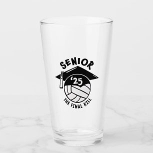 Senior 2025 Volleyball Graduation  Glass