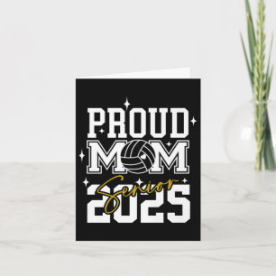 Senior 2025 Volleyball Mum High School Graduation  Card