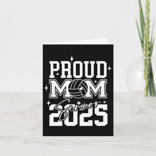 Senior 2025 Volleyball Mum High School Graduation  Card