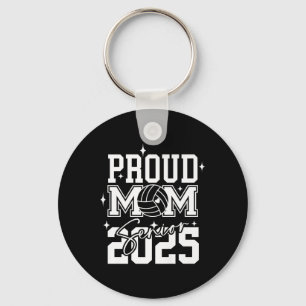 Senior 2025 Volleyball Mum High School Graduation Key Ring
