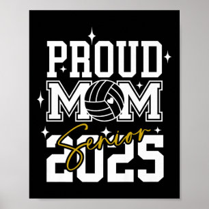 Senior 2025 Volleyball Mum High School Graduation  Poster