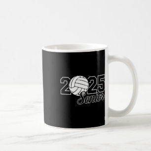 Senior 2025 Volleyll Mum High School Graduation Ou Coffee Mug