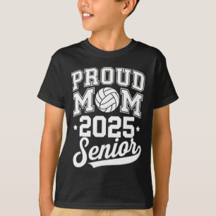 Senior 2025 Volleyll Mum High School Graduation Ou T-Shirt