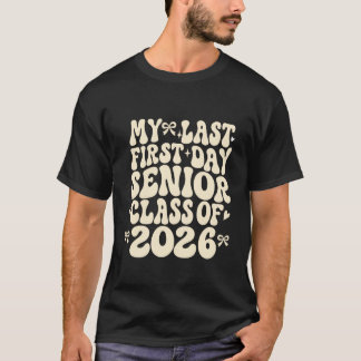 Senior 2026 Back to School Vintage Saying T-Shirt