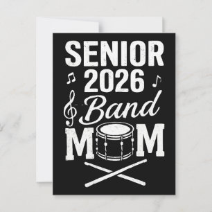 Senior 2026 Band Mom Postcard