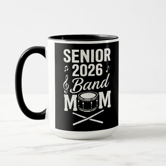 Senior 2026 Band Mum Mug (Left)