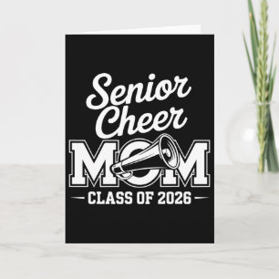 Senior 2026 Cheer Team Mum High School Graduation Card