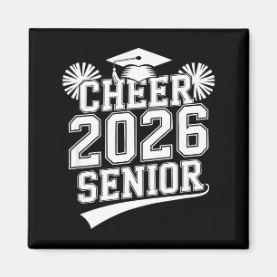 Senior 2026 cheer team mum high school graduation magnet