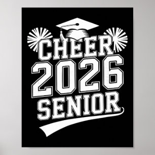 Senior 2026 Cheer Team Mum High School Graduation Poster