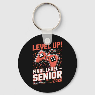 Senior 2026 Cl Of 2026 Funny Gamer Graduate Key Ring