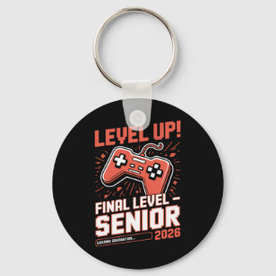 Senior 2026 Cl Of 2026 Funny Gamer Graduate Key Ring