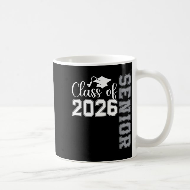 Senior 2026 class of 2026 high school college coffee mug (Right)
