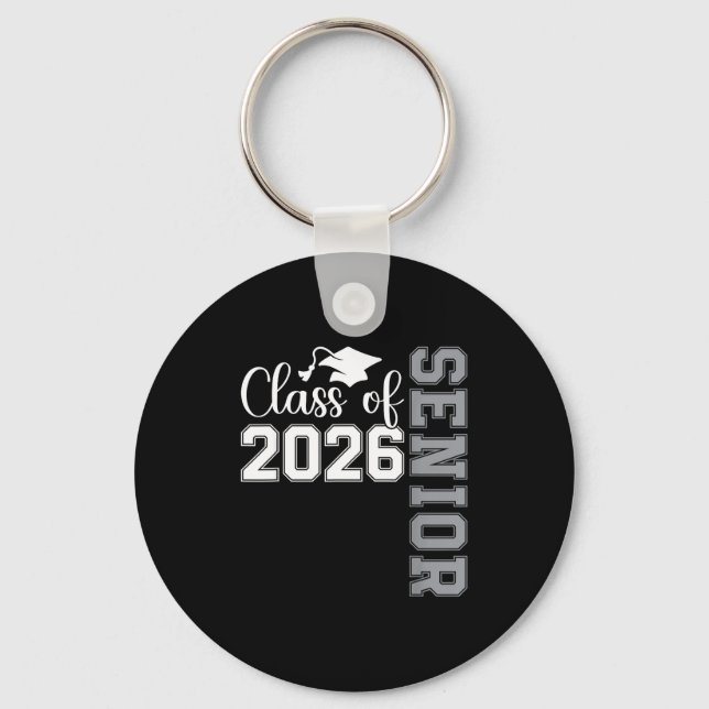 Senior 2026 class of 2026 high school college key ring (Front)