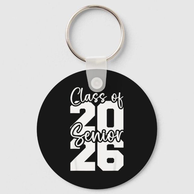 Senior 2026 class of 2026 high school college key ring (Front)