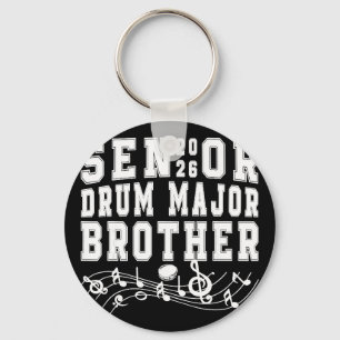 Senior 2026 Drum Major Brother Graduation Graduate Key Ring