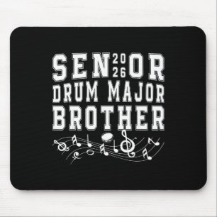 Senior 2026 Drum Major Brother Graduation Graduate Mouse Mat