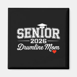 Senior 2026 Drumline Mom Proud Illustration Magnet