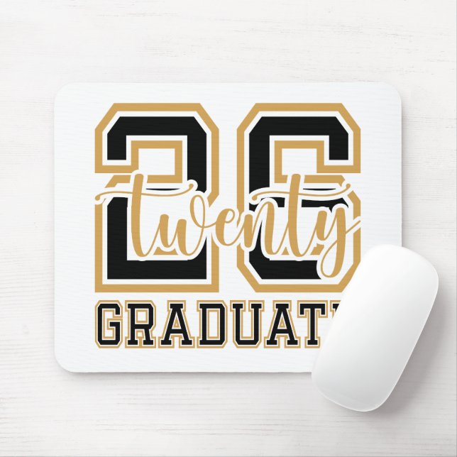 Senior 2026 Graduate Mouse Mat (With Mouse)