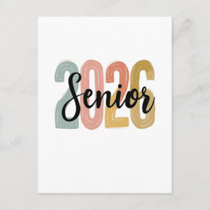 Senior 2026 Graduation 2026 Senior Graduate Gift  Holiday Postcard