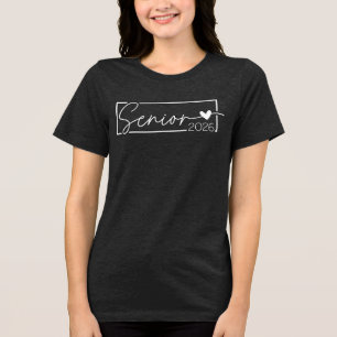 Senior 2026 Graduation Class of 2026 Tri-Blend Shirt