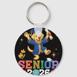 Senior 2026 Graduation Dog Cl Of 2026 Scholar Grad Key Ring