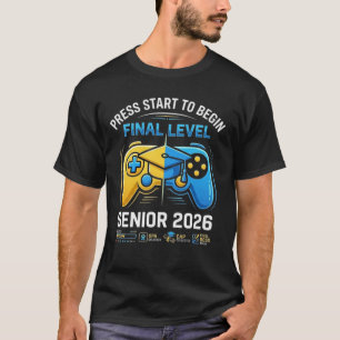 Senior 2026 Graduation-  Gamer Grad 2026  T-Shirt