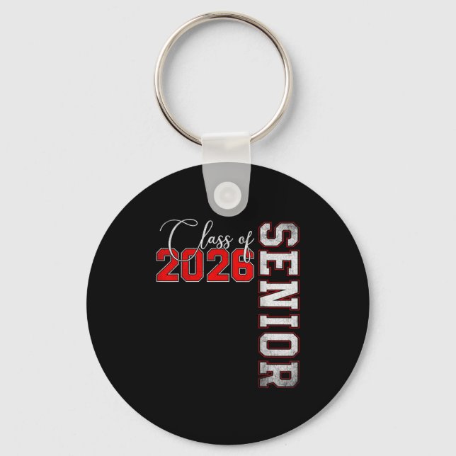 Senior 2026 Graduation My Last First Day Of Cl Of  Key Ring (Front)